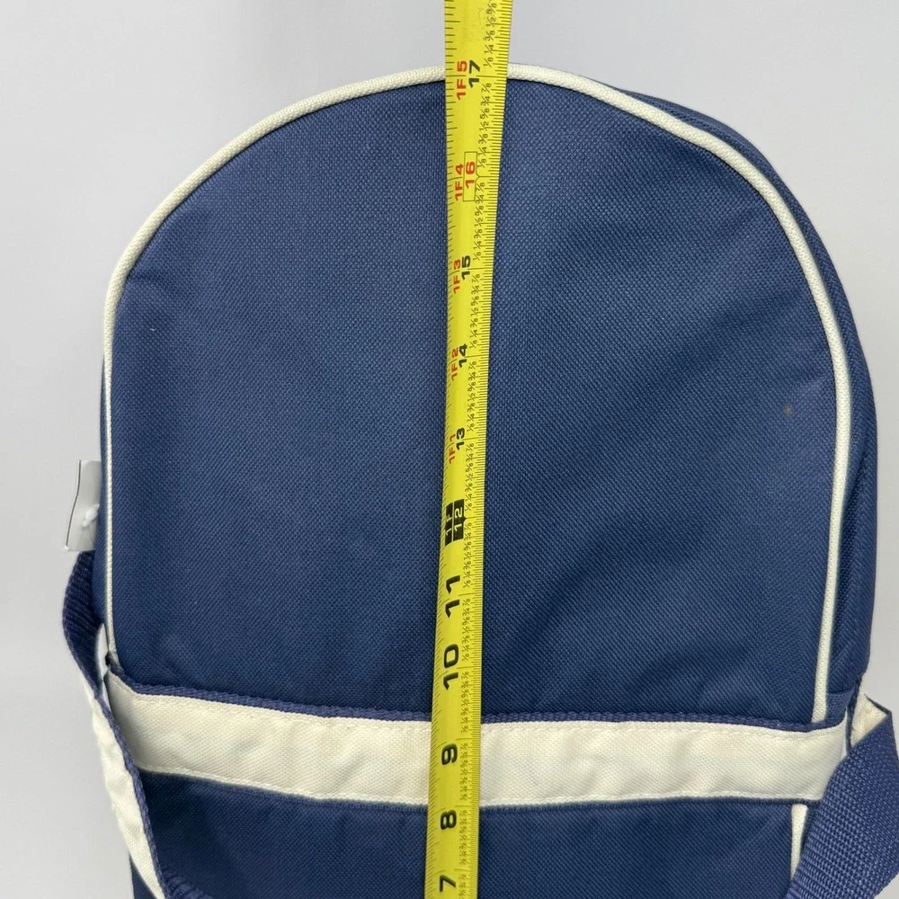 Yankee Candle Navy Blue‎ Cream Insulated Picnic Cooler Tote Bag Lunch Preppy